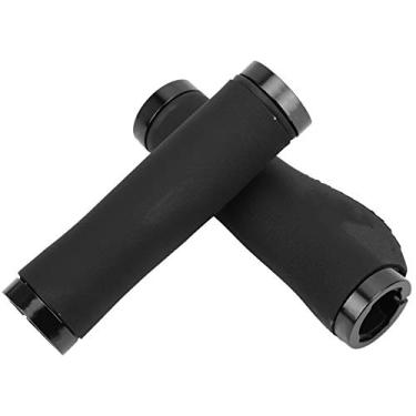 Imagem de Punhos de guiador, capa de guiador, punhos de bicicleta com trava para bicicleta de estrada mountain bike(Anel preto preto)