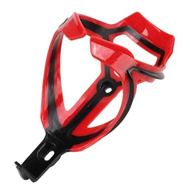 Imagem de Gaiola de copo de água integrada, gaiola de garrafa de bicicleta de estrada leve para ciclismo vermelho