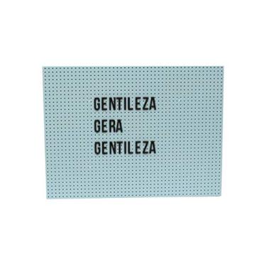 Imagem de Mini Quadro Letreiro Cor Azul Claro Tam 28 cmx21 cm com 200 Caracteres, SL-LB0003