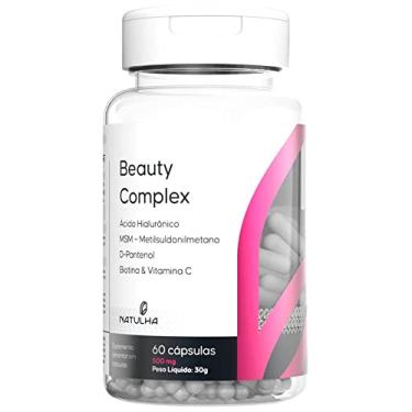 Imagem de Beauty Complex Ácido Hialurônico, MSM, D-Pantenol, Biotina e Vitamina C 60 cápsulas - Natulha