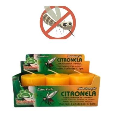 Imagem de Velas De Citronela Alta Duração Kit Com 3 Repelente Natural - Senalând