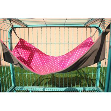 Imagem de Pssopp Rede para gatos cama de dormir, tapete de almofada impermeável dupla face para suprimentos para gatos [1rosa 53 * 36 cm] árvores e apartamentos para gatos