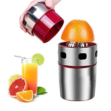 Imagem de Zyyini Espremedor Manual de Frutas Cítricas - Espremedor de Laranja e Limão com Filtro e Recipiente de 600-800ml