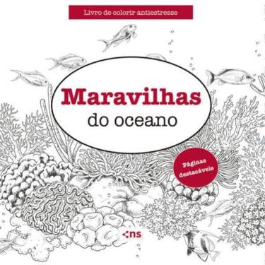Imagem de Maravilhas Do Oceano - Livro De Colorir Antiestresse