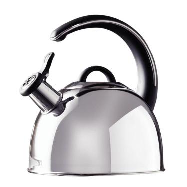 Imagem de Chaleira Tramontina Fundo Triplo Indução Inox com apito 3,3L