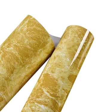 Imagem de Tingpai 5 m Padrão De Mármore Water-resistant Moistureproof Removível Auto Adesivo Papel De Parede Peel & Va Adesivos De Parede De PVC pa Sala de estar Banheiro Cozinha Bancada 8#