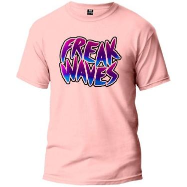 Imagem de Camiseta Freak Waves Básica Malha Algodão 30.1 Masculina E Feminina Ma