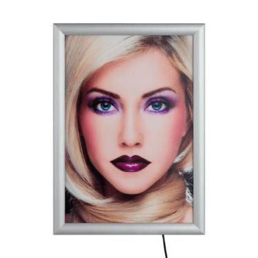 Imagem de Moldura Snap Frame Led Retroiluminada A4 para Fotos e Poster Publicitário (Alumínio)