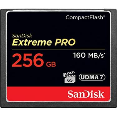 Imagem de SanDisk Cartão de memória Extreme PRO 256 GB Compacto UDMA 7 velocidades até 160 MB/s- SDCFXPS-256G-X46 Preto