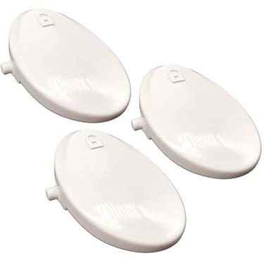Imagem de Kit 3un Botão Tecla Branca Trava Recipiente para Aspirador Electrolux Power Speed STK14W