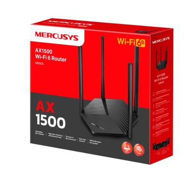 Imagem de Roteador Mercusys Mr60x Wi-fi 6 Ax1500 dual-band wifi 1,5GBPS