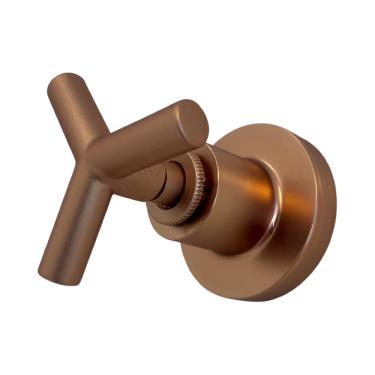 Imagem de Acabamento Registro Rose Gold Fosco Banheiro Padrão Deca 3/4