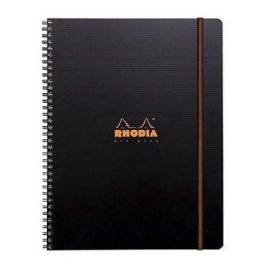 Imagem de Caderno Quadriculado A4+ Rhodia Pro Book Capa Preta 80 Folha