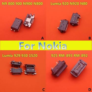 Imagem de Novo micro usb jack para nokia n9 lumia 800 900 n900 n800/920 n920 n80/929 930 1520/925 conector do
