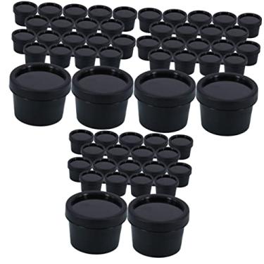 Imagem de Housoutil 60 Peças Caixa De Máscara De Garrafa De Máscara Mini Recipientes Pequenos Recipientes Líquidos Recipientes Cosméticos Potes Pequenos Creme Viagem À Prova De Vazamento Acessórios Pp