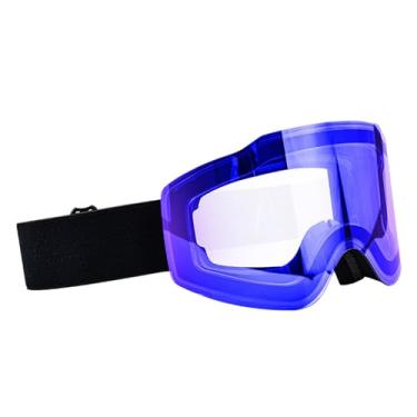 Imagem de Óculos Esqui Anti-nevoeiro Óculos Snowboard Com Proteções Uv Lente Dupla Óculos Snowboard Para Homens Óculos Neve