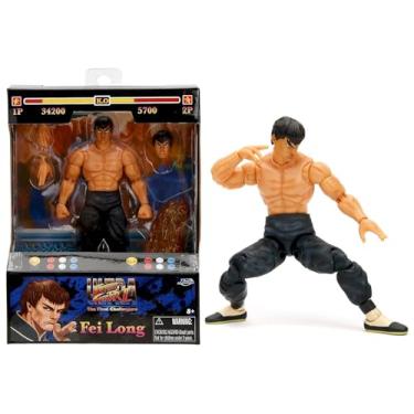 Imagem de Fei Long 6" Moveable Figure with Accessories and Alternate Head and Hands Ultra Street Fighter II: The Final Challengers (2017) Video Game Model by Jada 34217 Y