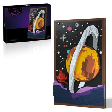 Imagem de Givenni Art Planetary Exploration Space Building kit, Building Set for Adults, Gift Idea for Sci-Fi and Astronomy Lovers to Build and Hang or Display Freestanding, Home Décor Ideas for Living Room.