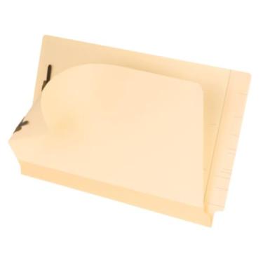 Imagem de Pendaflex Pasta de aba de extremidade de coluna laminada 13220 com 2 fixadores, 11 pontos Manila, Legal (caixa com 50)