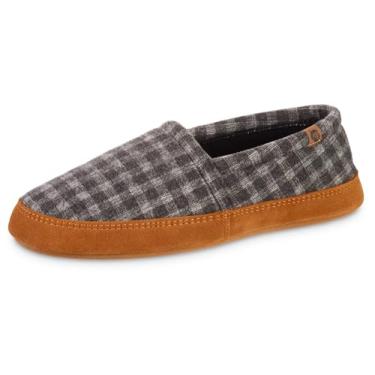 Imagem de Acorn Moc Pantufas Moc, Moc Masculino, Cinza xadrez, 12-13