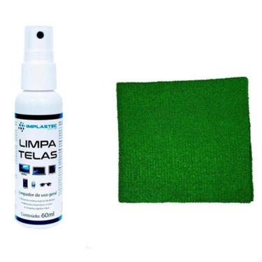 Imagem de Kit Limpa Telas 150ml Outro Mundo com Panos Coloridos Verde, Verde