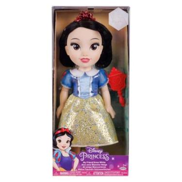 Imagem de Brinquedo Infantil Boneca Princesas Articuladas Branca De Neve 38 cm M