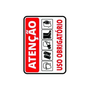 Imagem de Placa sinalização uso obrigatório de epis 20x30 - Pacific