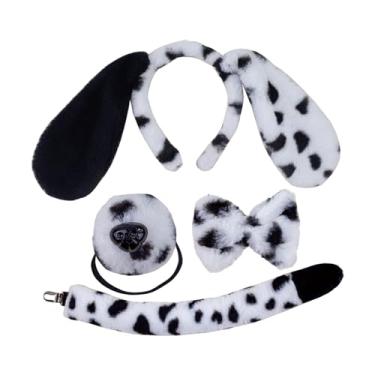 Imagem de Fiocias Presilha de Cabelo para Orelhas de Cachorro E Orelhas de Cauda Longa, Enfeite Falso para Vestir, Orelha de Gato, Lolita, Faixa de Cabelo para Cachorro, Orelha Preta