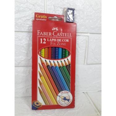 Imagem de Lápis de cor 12 cores Fix Zone Faber Castell