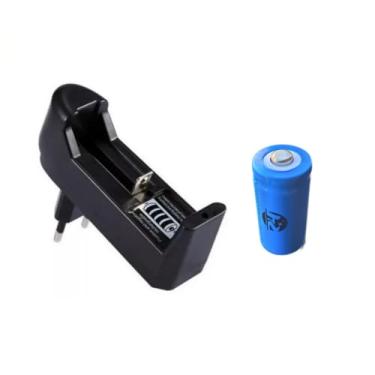 Imagem de Carregador de Bateria CR123A Recarregável 16340 para Lanternas de Caça e Pesca
