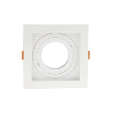 Imagem de Spot Recuado De Embutir Quadrado Móvel Par30 Branco Taschibra