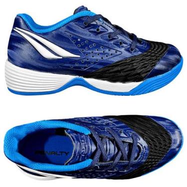 Imagem de Chuteira Tênis Penalty Futsal Infantil Max 200 Kids Com NF, Marinho, 2