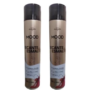Imagem de Kit 2 Secante De Esmalte Spray Mood Care 400Ml - My Health