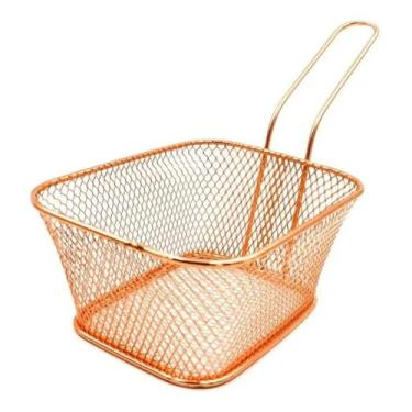 Imagem de Mini Cesto de Fritura Para Sevir Batata Frita - Rose - Imp
