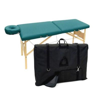 Imagem de Kit Maca Massagem Portátil Vega Legno 300kg Com Bolsa De Transporte, V