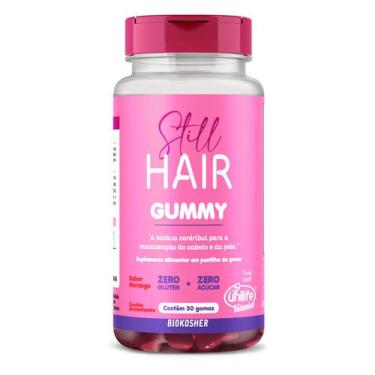 Imagem de Gummy Hair Still Sabor Morango Unilife 30 gomas