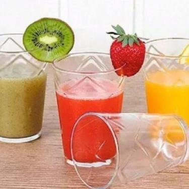 Imagem de Jogo de Copos de Vidro para Suco Arizona 200ML - 4 Un - PRATICASA, Ari