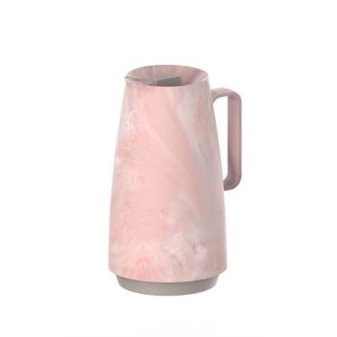 Imagem de Bule Térmico Tramontina Exata em Plástico Marmorizado Rosa 500 ml