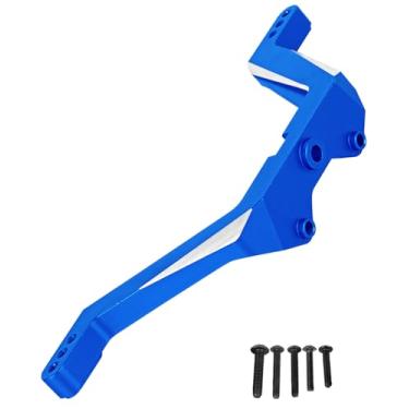 Imagem de RCarmubWow RC Front Shock Vertical Relocator Upgrades Part for 1/10 1967 Chevrolet C10 Slash Drag Truck,Alloy Aluminium Front Shock Relocator Hops Up,Navy Blue