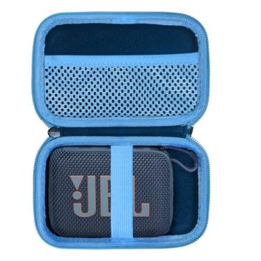 Imagem de Capa para alto-falante Bluetooth portátil JBL GO 4 GO4, capa para Anker Soundcore Select 4 Go, recurso à prova d'água e à prova de poeira, apenas capa azul