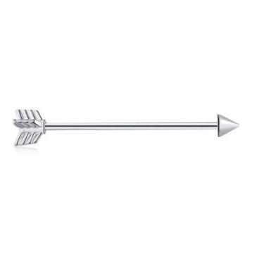 Imagem de Piercing Transversal Cartilagem Aço Cirúrgico - De Castro joias, Model