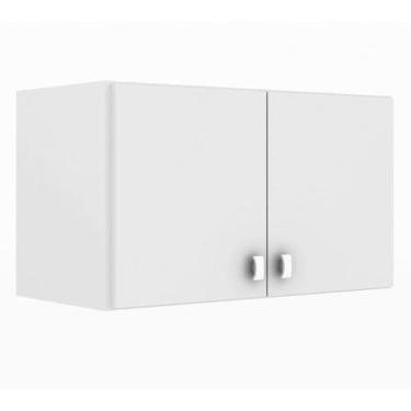 Imagem de Armario Aereo Para Lavanderia 02 Portas Multiuso AM3103 Branco Tecno M