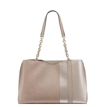 Imagem de Calvin Klein Nova Bolsa de corrente com compartimento triplo, Mink prateado, One Size