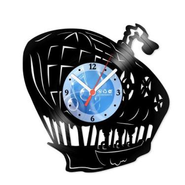 Imagem de Relógio De Parede Disco Vinil Diversos - Dirigível Steampunk - VDI-265