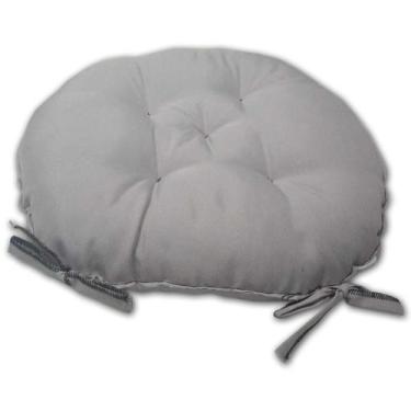 Imagem de Assento Para Cadeira Futon 40x40 Redondo Cinza Cód. 612 - De Coração S