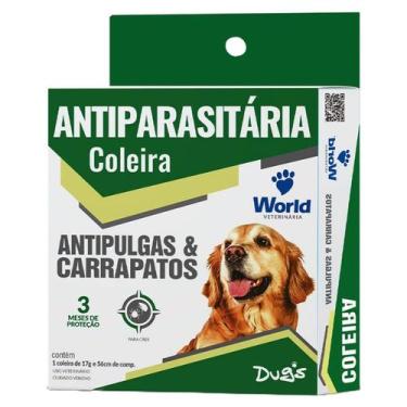Imagem de Coleira Antipulgas e Carrapatos Dugs para Cães Proteção por 3 Meses - 