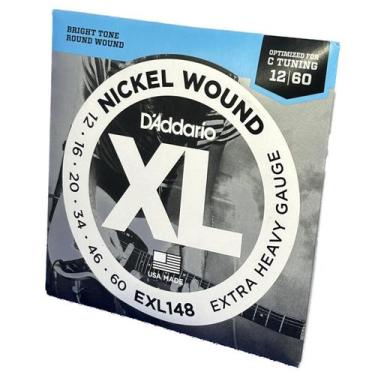 Imagem de Encordoamento Guitarra 12-60 EXL148 D'Addario Nickel Wound - D'Addario