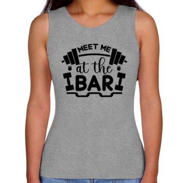 Imagem de Regata Feminina Meet Me At The Bar - Foca na Moda, Cinza, P