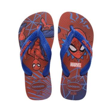 Imagem de Chinelo sandalia  havaianas kids top marvel ii original, Homem, Aranha