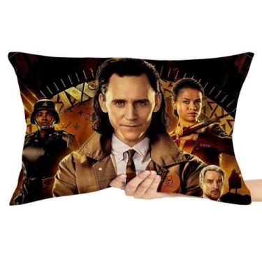 Imagem de Capa Travesseiro fronha com ziper 50x70  Loki relógio tempo - Empório 